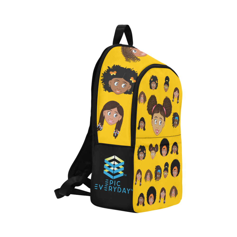 Girl with Puffs Junior Backpack