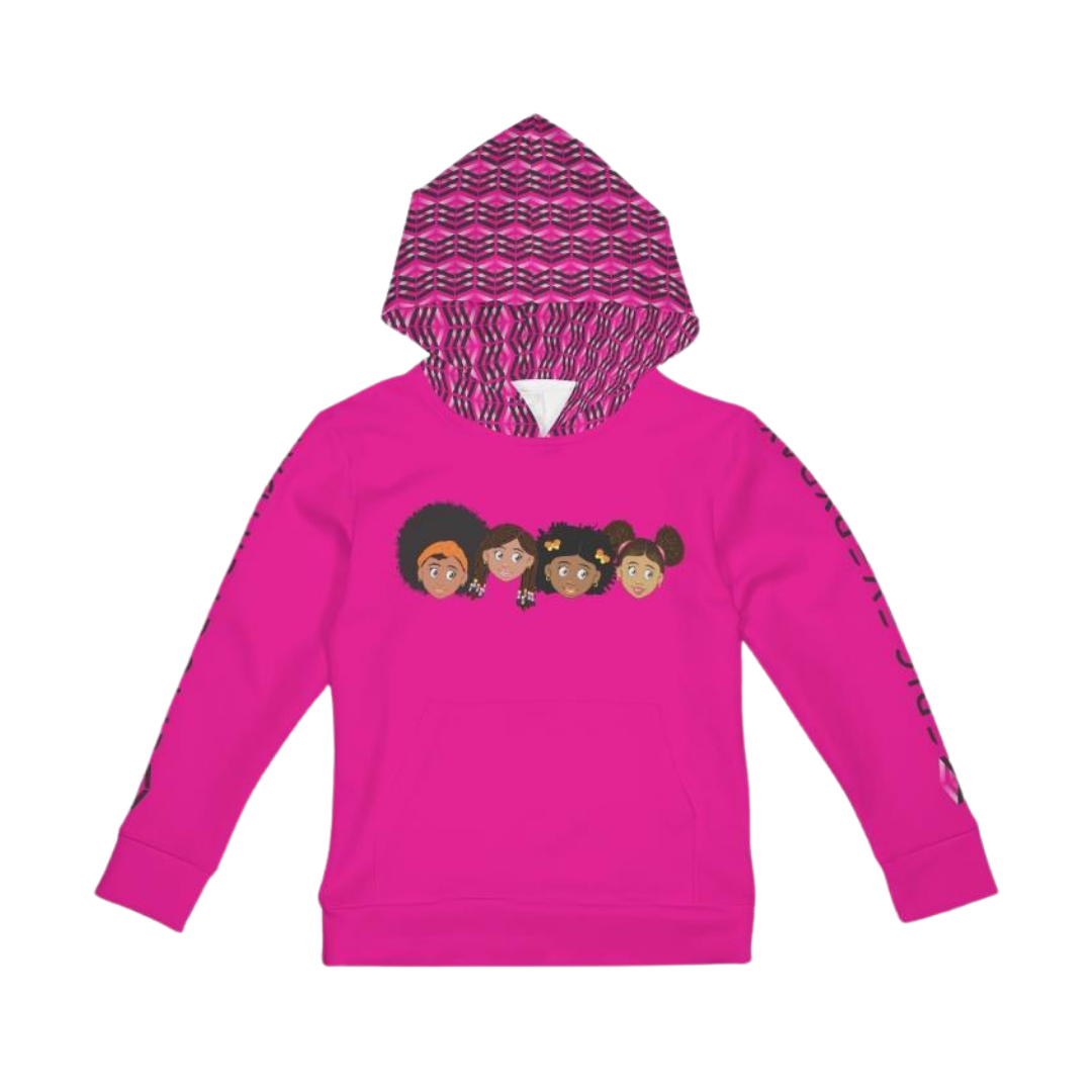 Cute girls discount in a hoodie