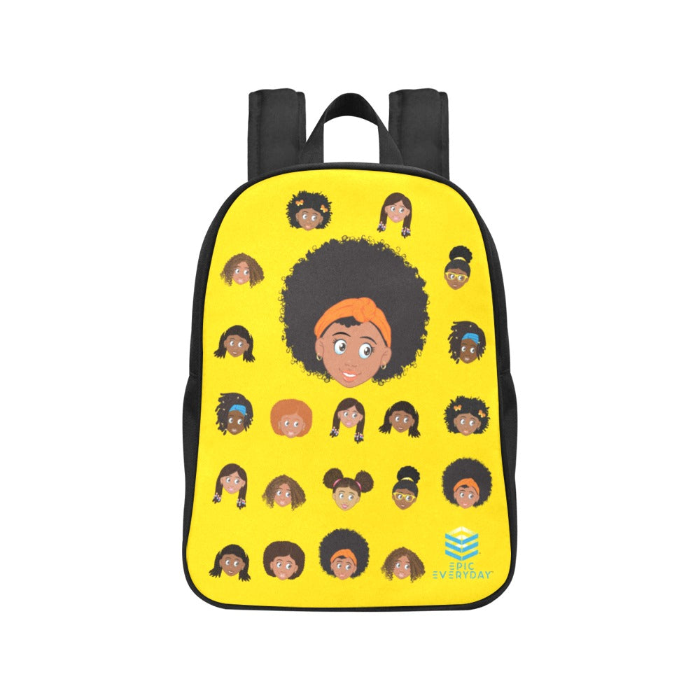 Girl with Afro Mini Backpack