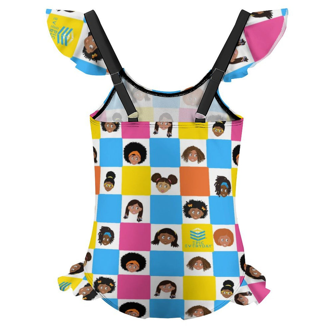 Girls One Piece Swimsuit