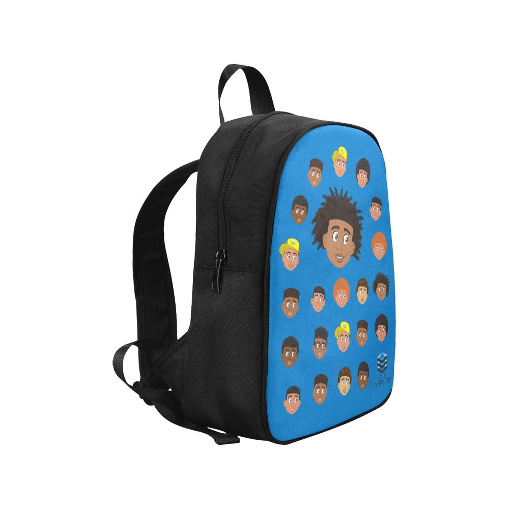 Boy with Curly-Locs Mini Backpack