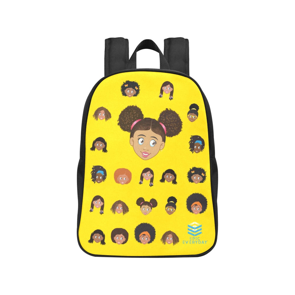 Girl with Puffs Mini Backpack