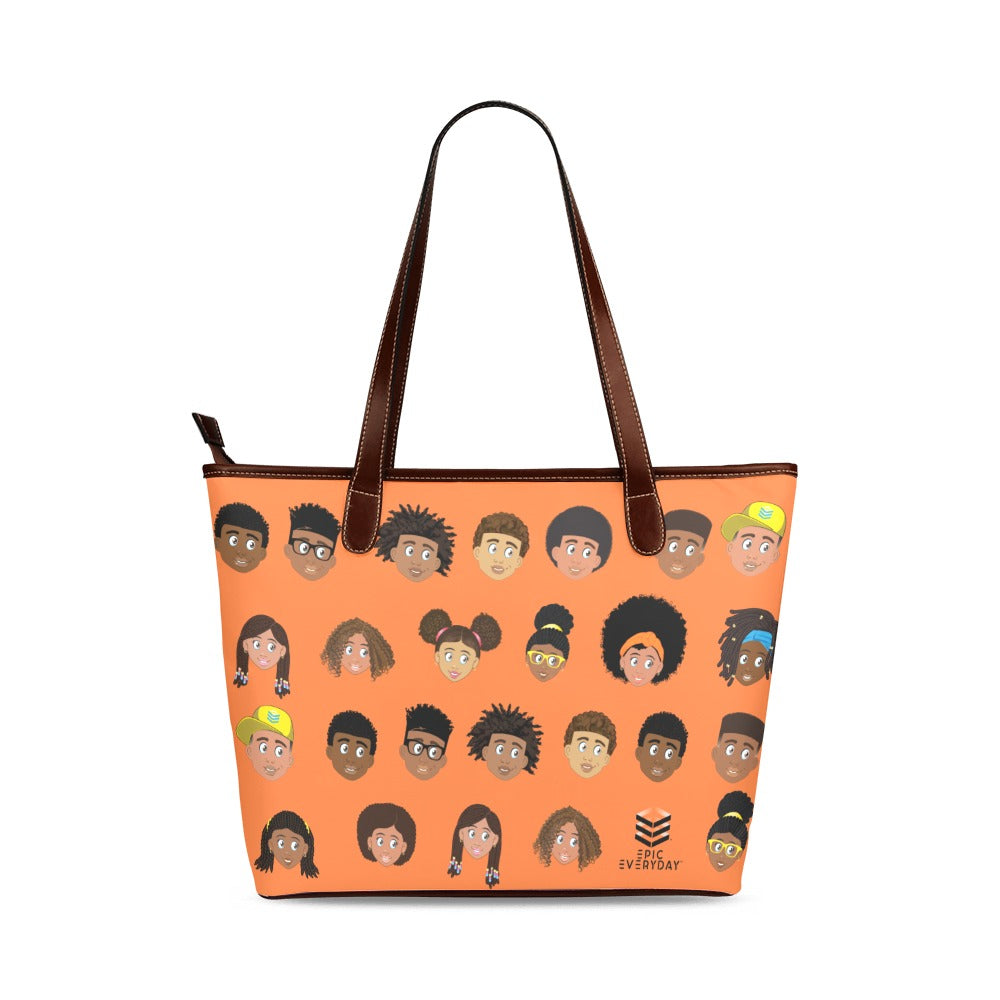Tote Purse with All Characters