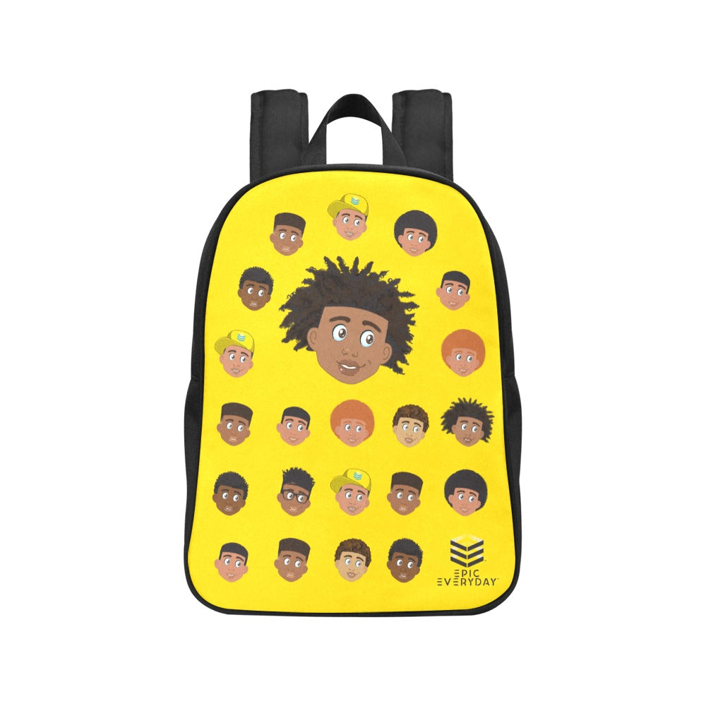 Boy with Curly-Locs Mini Backpack