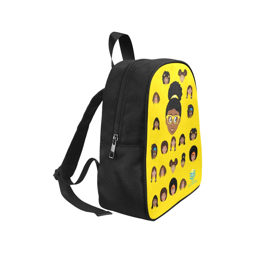 Girl with Glasses Mini Backpack