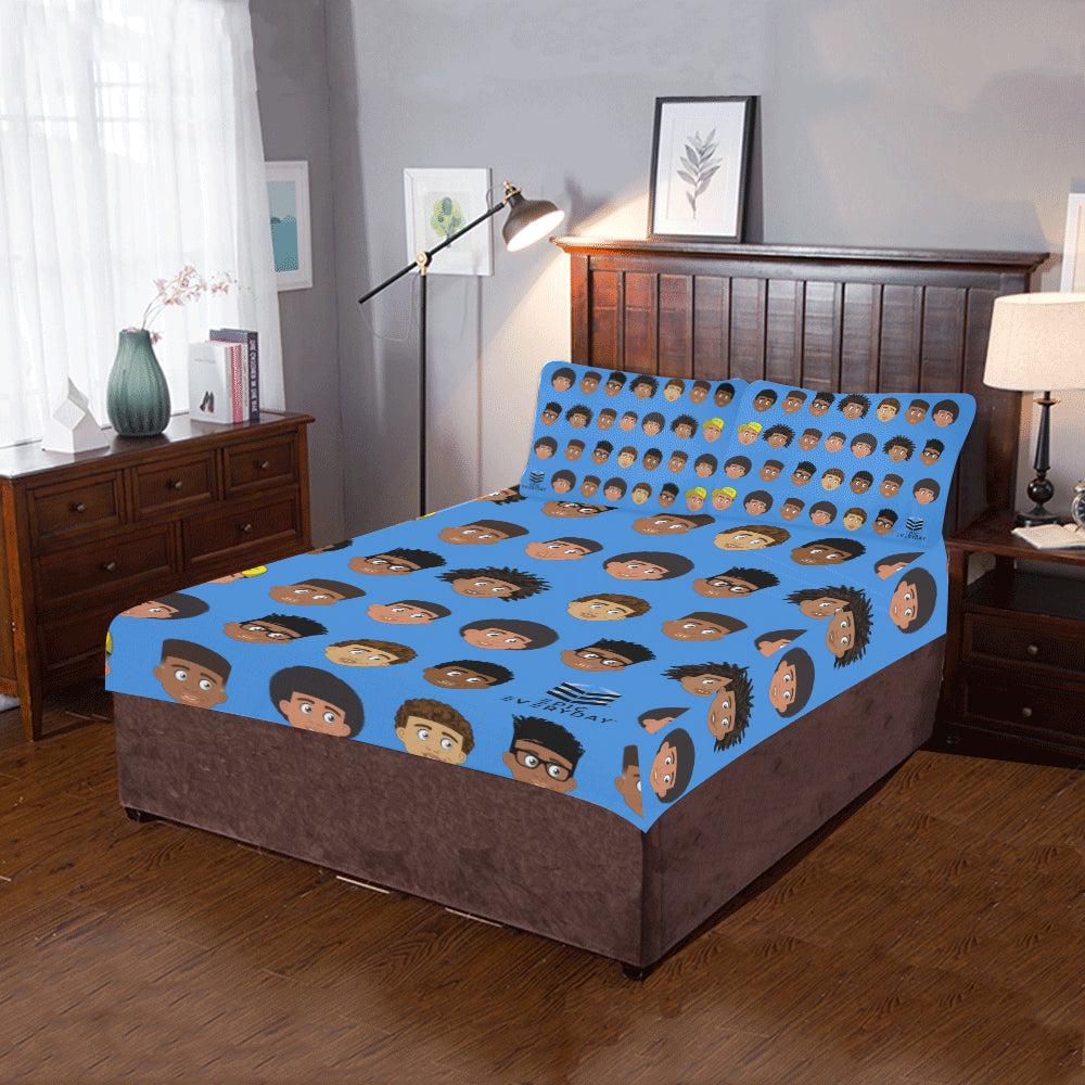 All Boys Twin/Full Duvet Cover Set (inserts are NOT included)