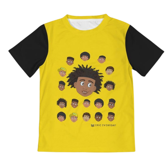Boys Curly-Locs Tee front