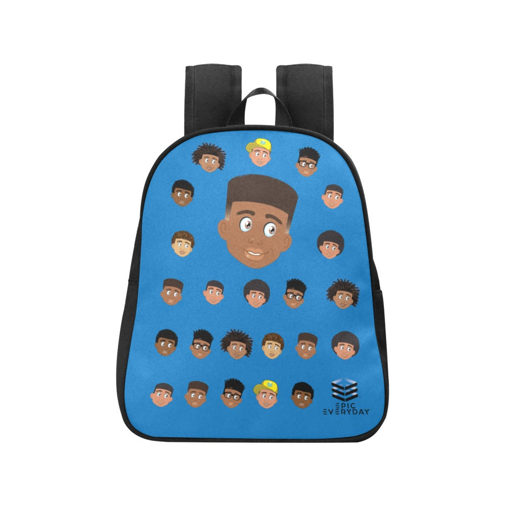 Boy with Hightop Mini Backpack