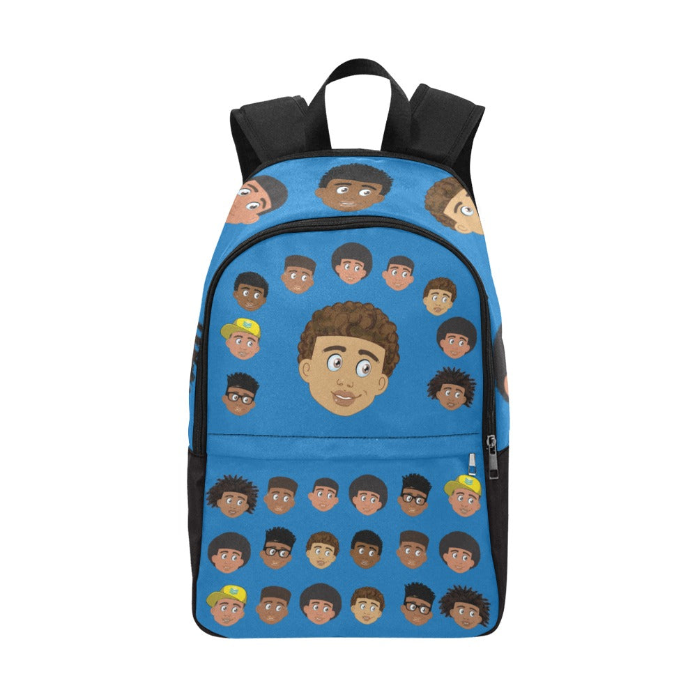 Boy with Curly Hair Junior Backpack