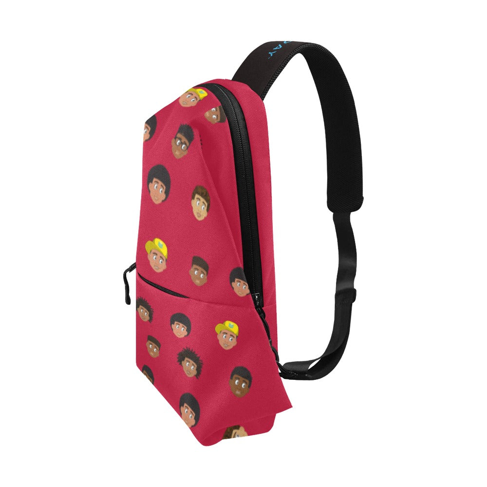 Red Boys Chest Bag