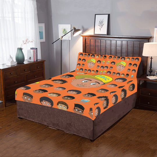 Boy with Hat Twin/Full Duvet Cover Set (inserts are NOT included)