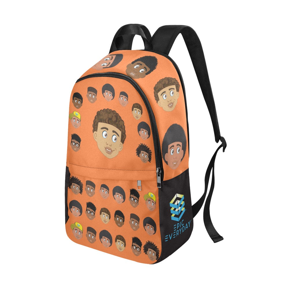Boy with Curly Hair Junior Backpack