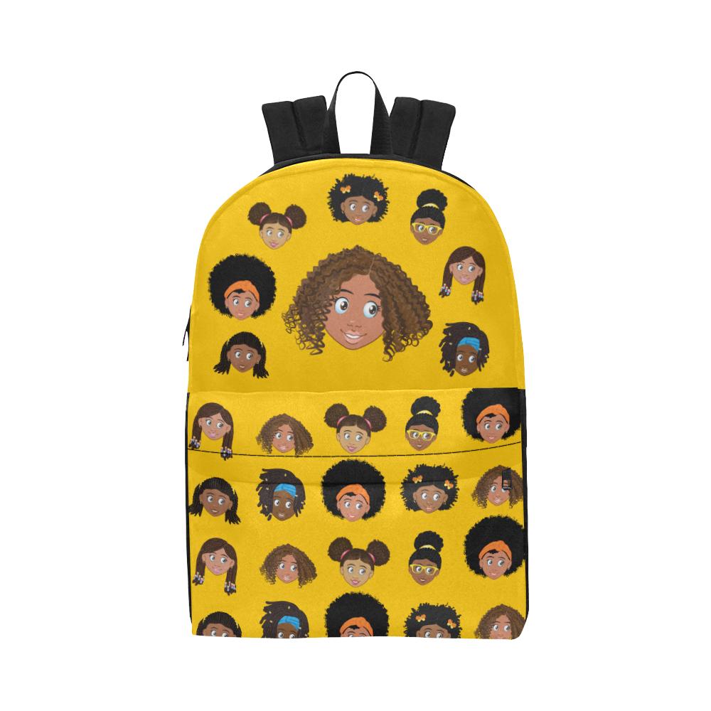 Girl with Curly-Hair Classic Backpack