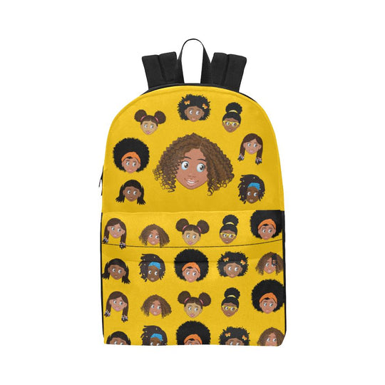 Girl with Curly-Hair Classic Backpack